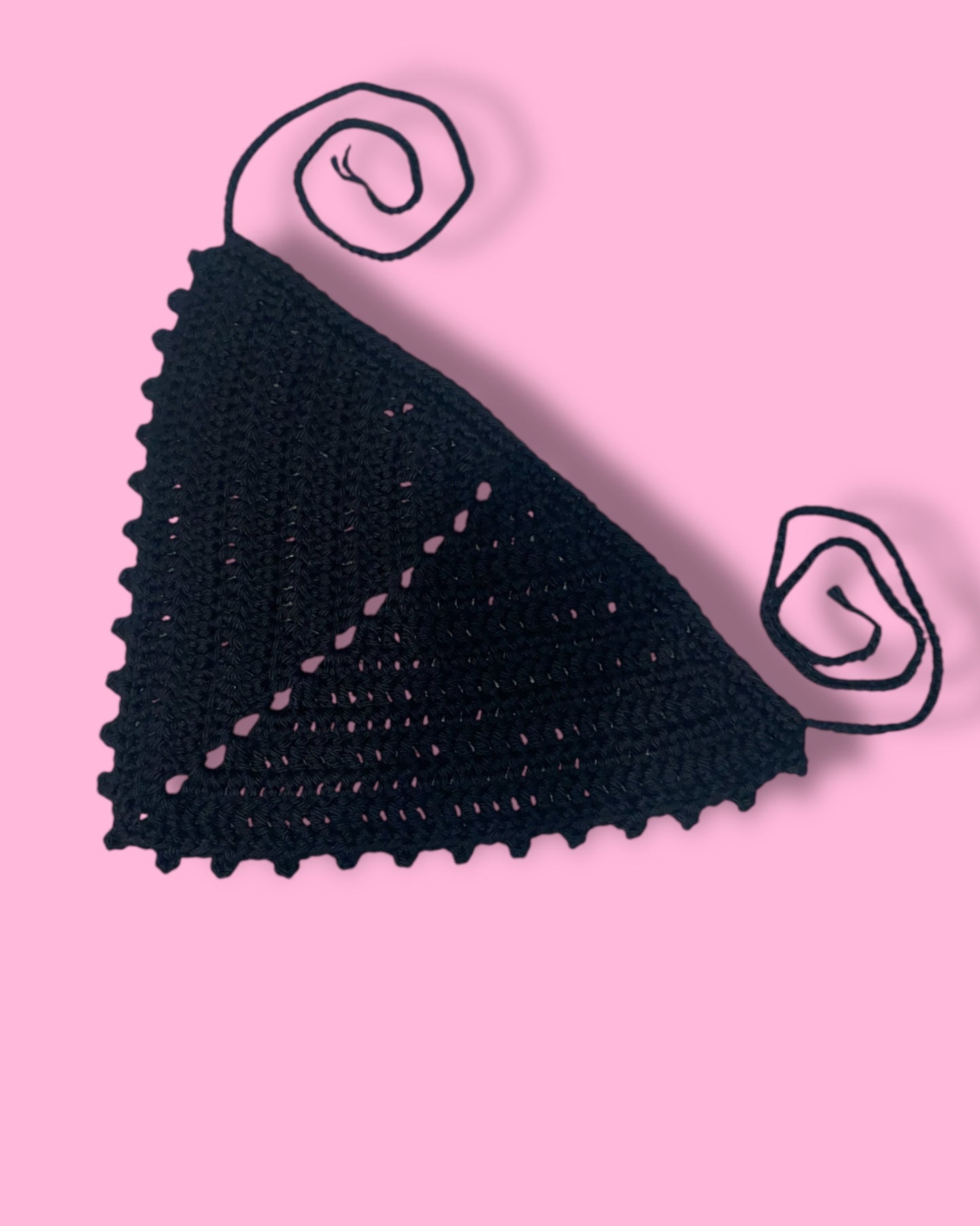 Solid Picot Bandana