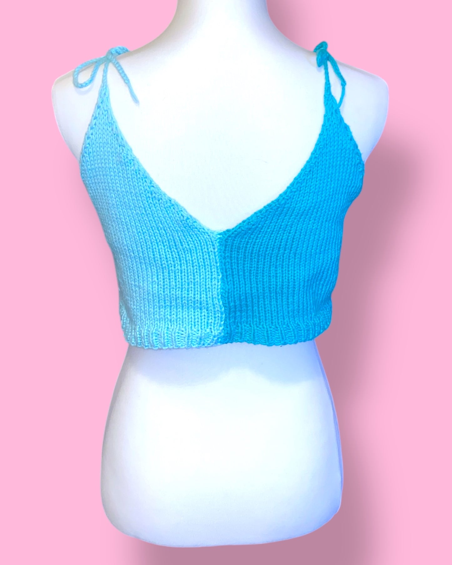 Knit 3 in 1 Cropped Tank Top