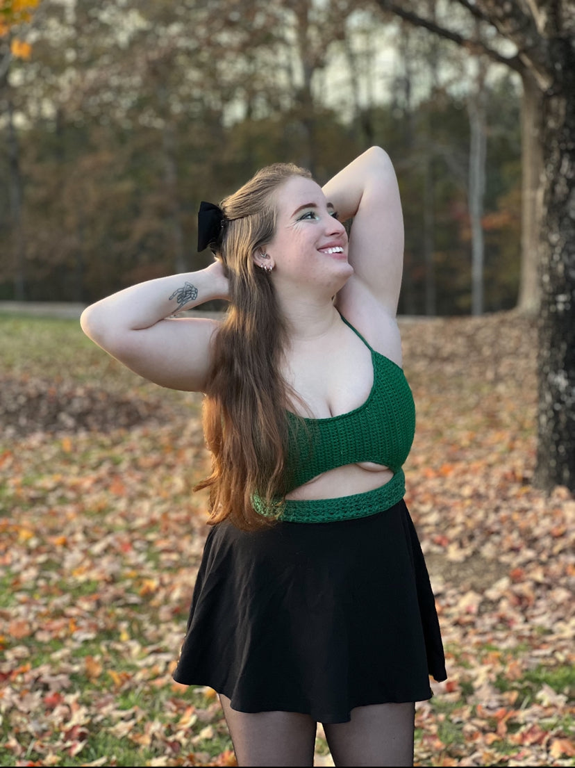 Solid Sneak-A-Peek Top