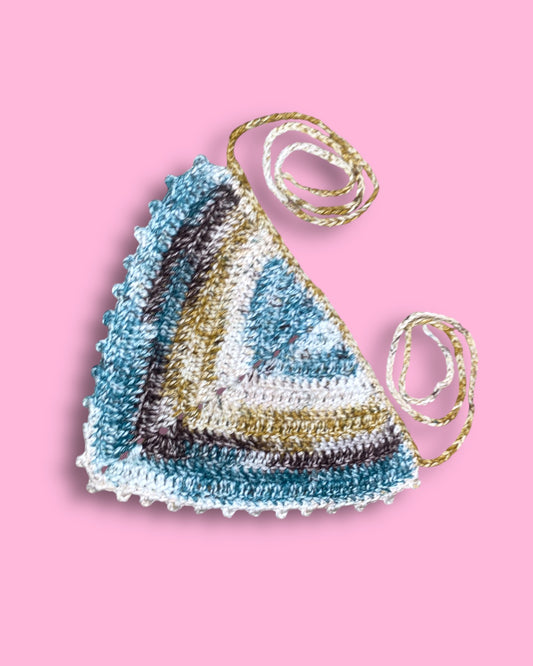 Solid Picot Bandana- Emerald Pine
