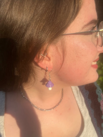 Mushroom Earrings