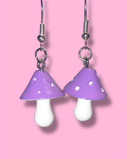 Mushroom Earrings