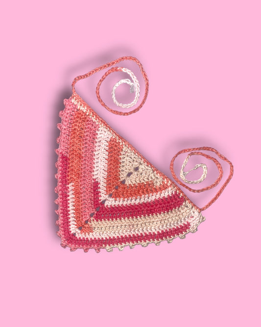 Striped Picot Bandana