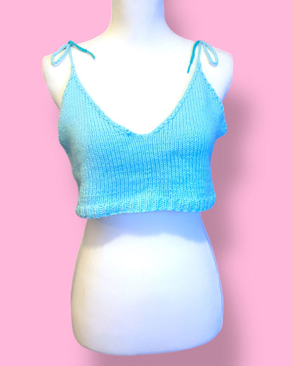 Knit 3 in 1 Cropped Tank Top