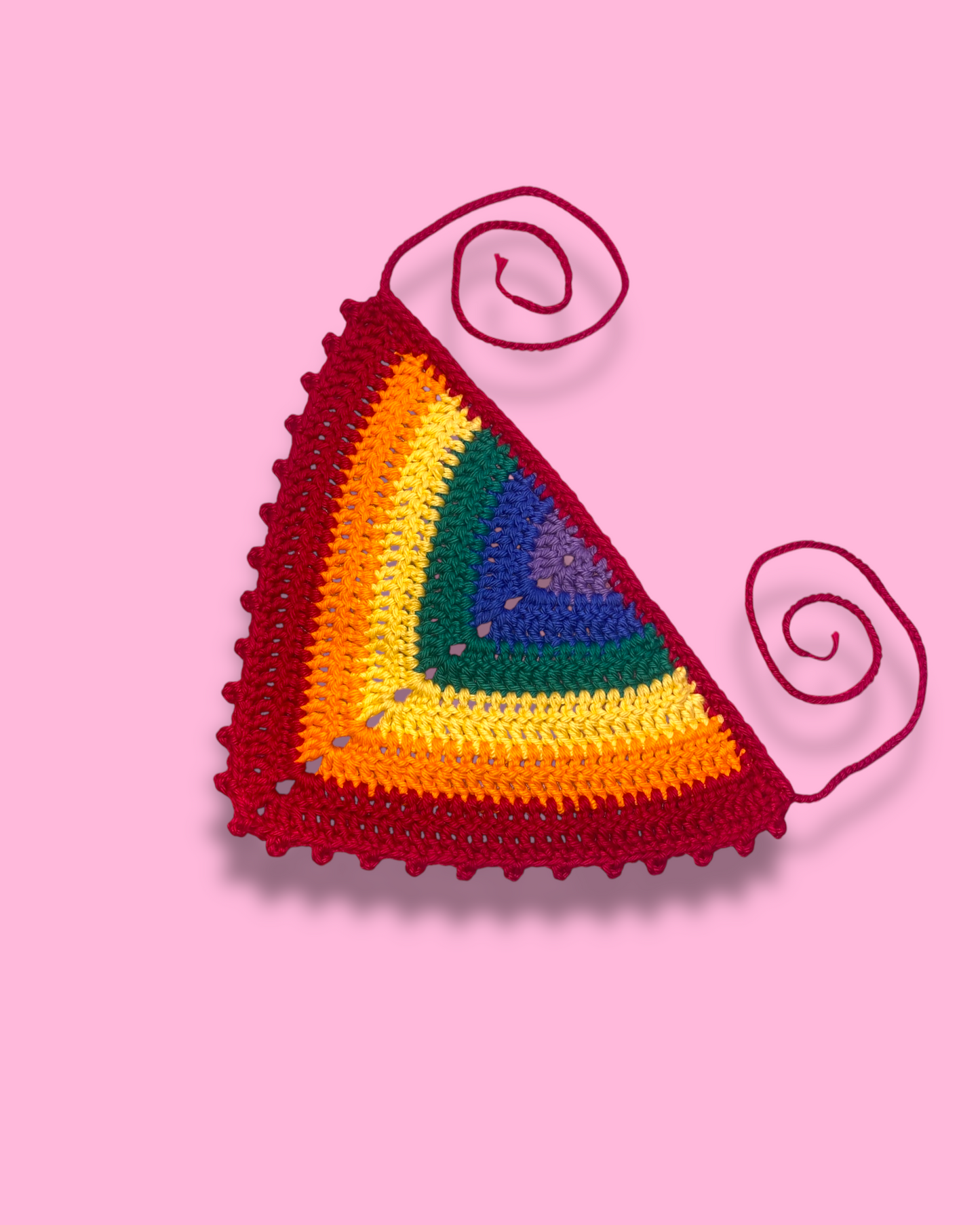 Rainbow Pride Striped Bandana